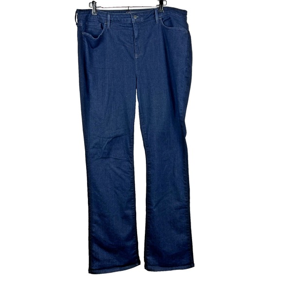 NYDJ Barbara Bootcut Jeans 16 Lift Tuck Technology Dark Wash Excellent - Picture 1 of 8